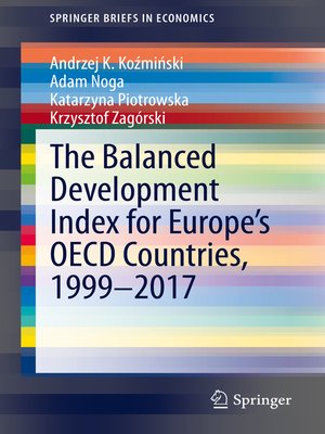 cover image of The Balanced Development Index for Europe's OECD Countries, 1999–2017